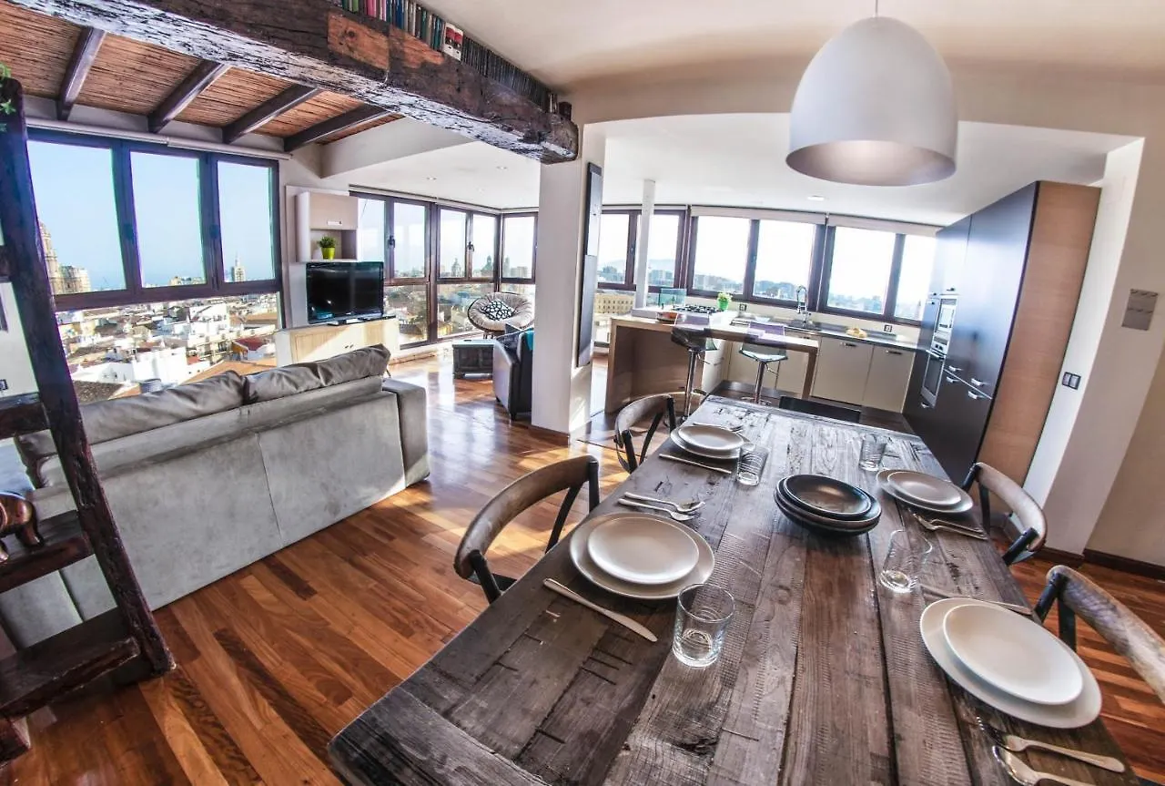 Malagaflat Design Loft City Views Apartment Malaga